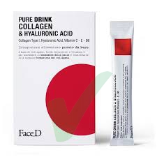 Face D Pure Drink Plus Collagene e acido Ialuronico 30 stick