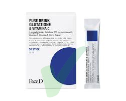 Face D Pure Drink Plus Glutatione e Vitamina C 30 stick