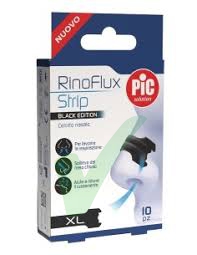 Pic RinoFlux Strip Cerotto Nasale XL Black 10pz