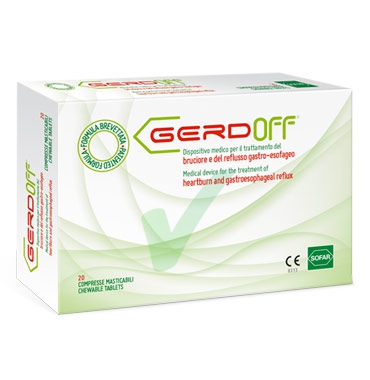 Sofar Linea Dispositivi Medici Gerdoff Azione Meccanica 20 Compresse Masticabili