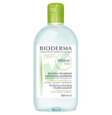 Bioderma Linea Sebium H2O Acqua Detergente Viso Pelli Grasse 500 ml