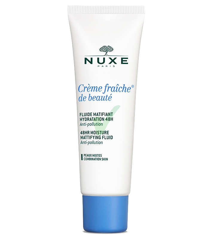 Nuxe Linea Idratante Lenitiva Fraiche de Beaut Fluido Opacizzante 48H 50 ml