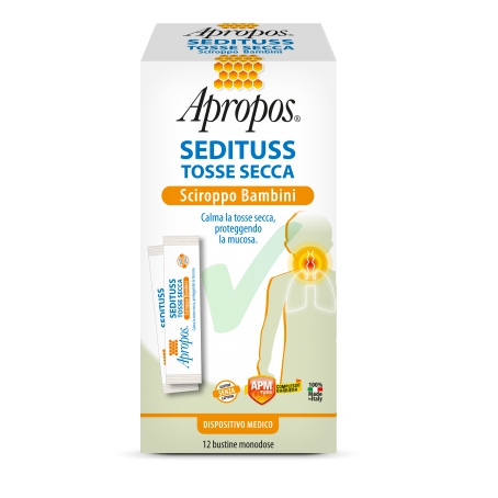 Apropos Linea Dispositivi Medici Sedituss Sciroppo Bambini Tosse Secca 12 Buste
