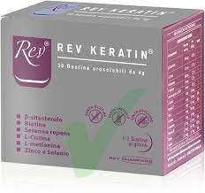 Pharmabio Linea Anticaduta Capelli Rev Keratin Integratore Alimentare 30 Buste