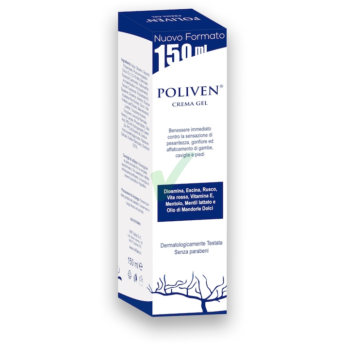 VKF Italia Linea Gambe Leggere Poliven Crema Gel Leggera e Fresca 150 ml