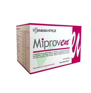 Energ-Etica Pharma Linea Circolazione Venosa Miproven Integratore 20 Bustine