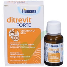 Humana Ditrevit Forte Integratore Alimentare Gocce 15 ml