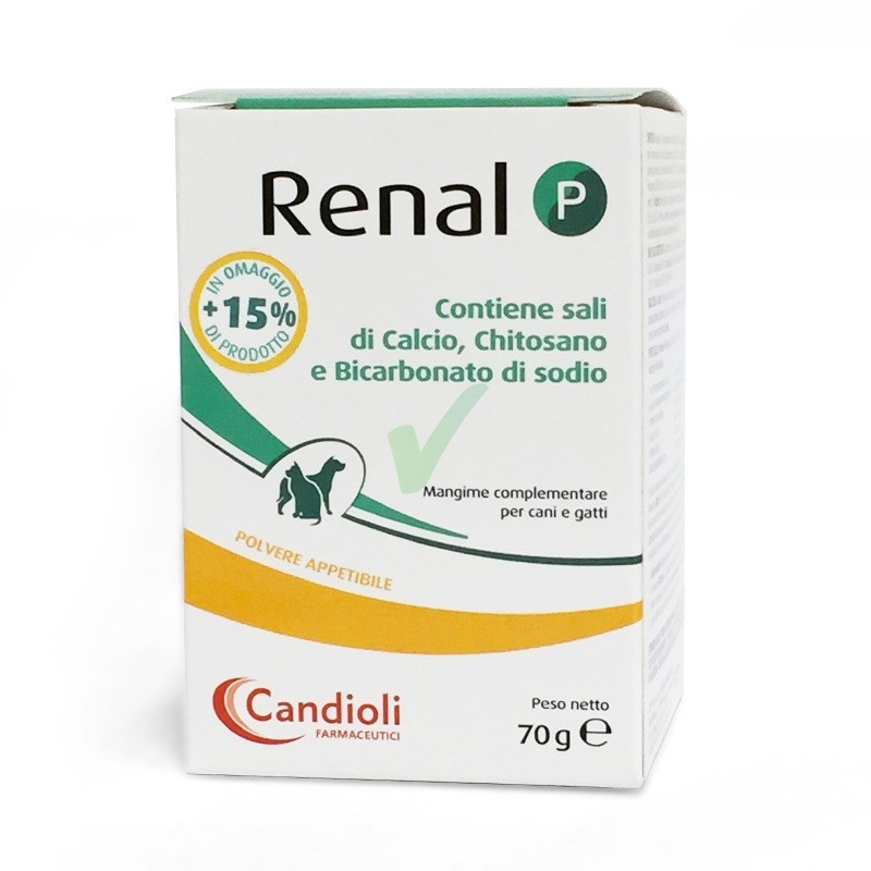 Candioli Linea Animali Domestici Renal P Integratore Mangime Polvere 70 g