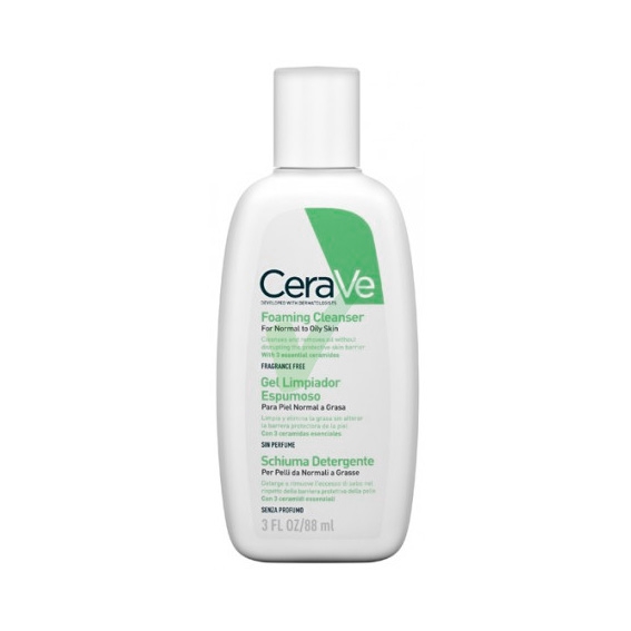 CeraVe Linea Detersione Viso Foaming Cleanser Schiuma Detergente 88 ml