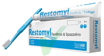 Innovet Linea Animali Domestici Igiene Restomyl Dentifricio Spazzolino Extrasoft