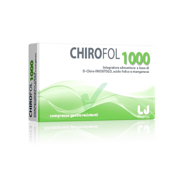 LJ Pharma Linea Benessere Donna Chirofol 1000 Integratore Alimentare 16Compresse