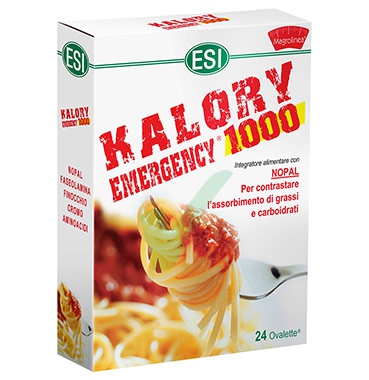 Esi Linea Controllo del Peso Kalory Emergency 1000 Integratore 24 Ovalette