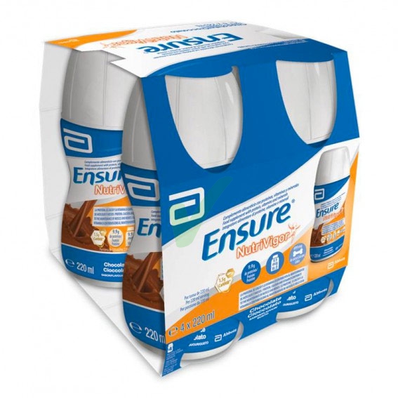 Abbott Linea Nutrizione Domiciliare Ensure NutriVigor 4x220ml Gusto Cioccolato