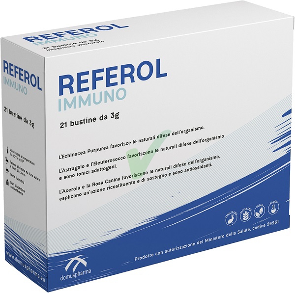 Domuspharma Linea Difese Immunitarie Referol Immuno Integratore 21 Buste