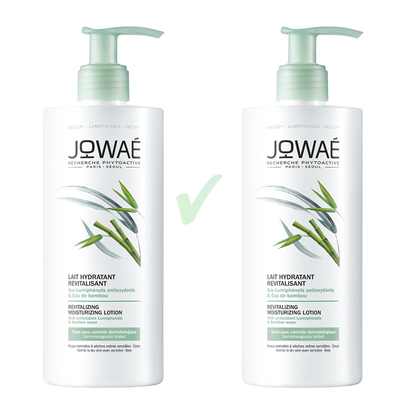 Jowae Linea Trattamenti Corpo Latte Idratante Rivitalizzante Tonificante 2x400ml