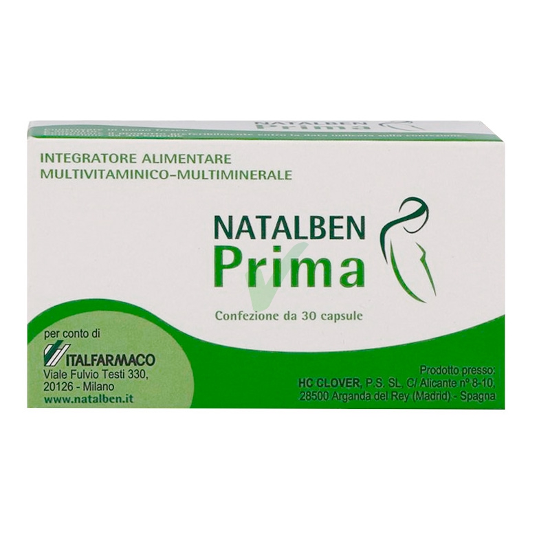 Italfarmaco Linea Allattamento Natalben Prima Integratore Alimentare 30 Capsule