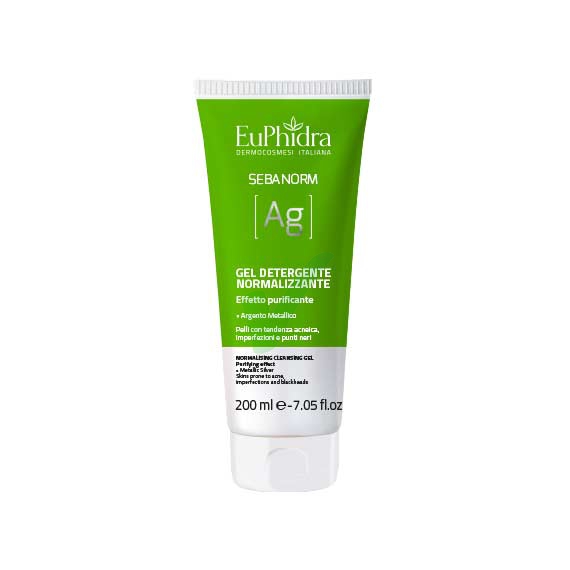 EuPhidra Linea Sebanorm AG Gel Detergente Normalizzante Purificante 200 ml