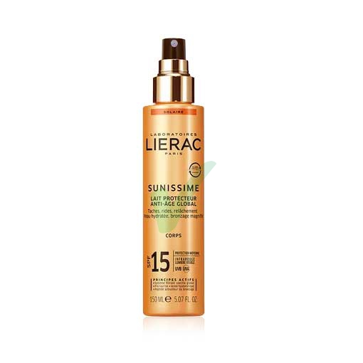 Lierac Linea Sole Sunissime SPF15 Latte Energizzante Anti-Age Global Corpo 150ml