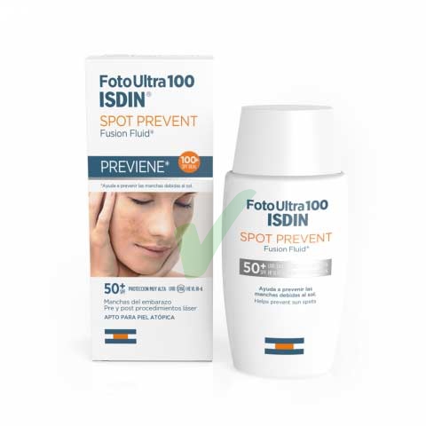 ISDIN Linea Solare FotoUltra 100+ Fusion Fluid Protezione Ultra Elevata 50 ml
