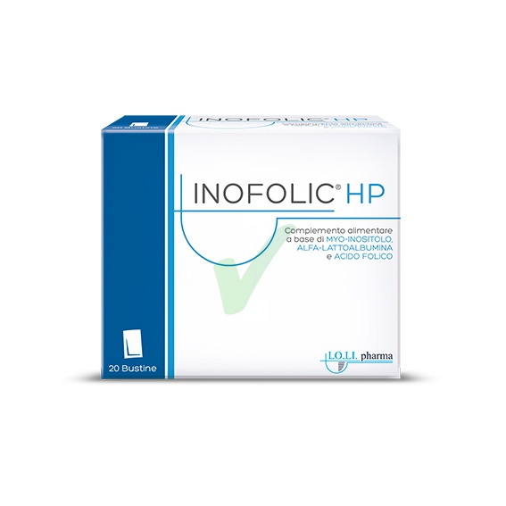 Lo.Li.Pharma Linea Gravidanza Inofolic HP Integratore Acido Folico 20 Buste