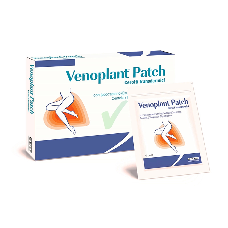 Aesculapius Linea Circolazione Microcircolo Venoplant Patch 10 Cerotti