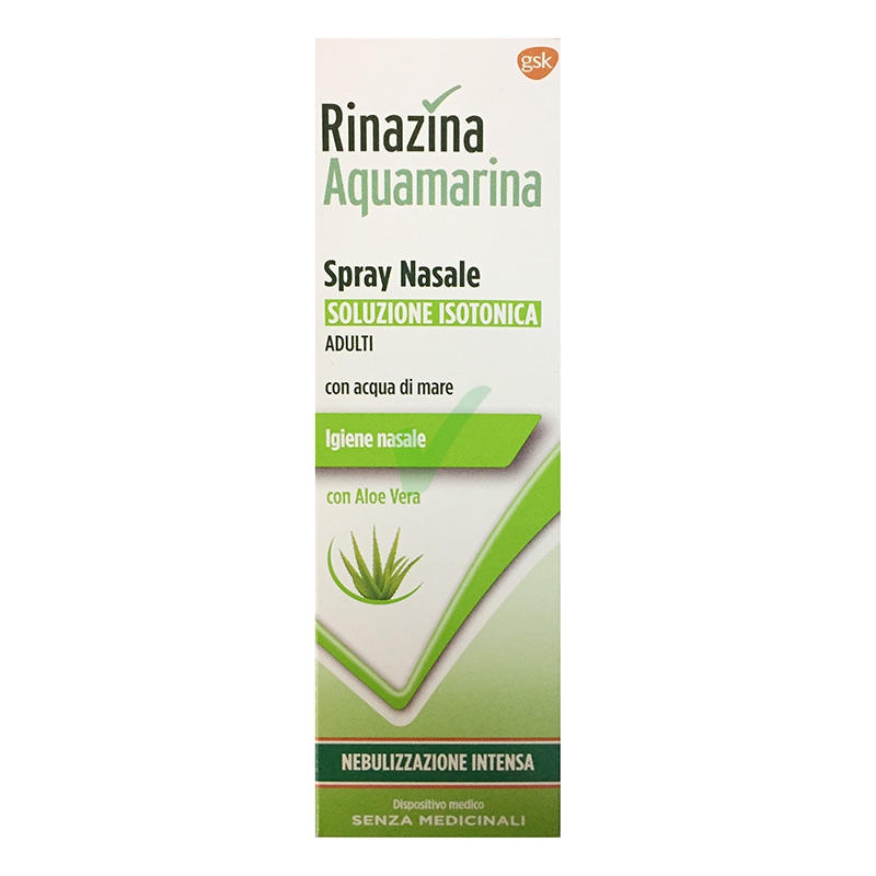Gsk Linea Dispositivi Medici Rinazina Aquamarina Aloe Isotonica Spray 100 ml