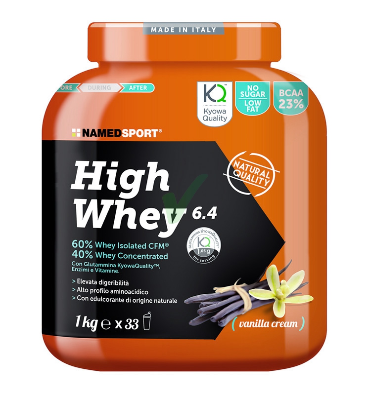 Named Sport Linea Integrazione Sportiva High Whey Crema alla Vaniglia 1000 g