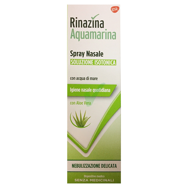 Gsk Linea Dispositivi Medici Rinazina Aquamarina Aloe Isotonica Spray Delicato