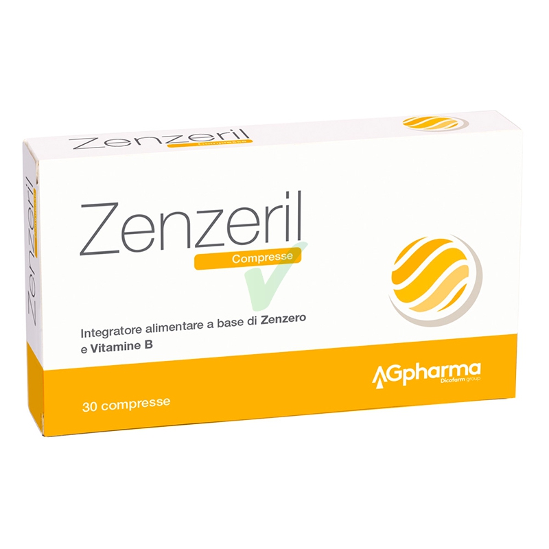 AG Pharma Linea Vitamine Minerali Zenzeril Integratore Alimentare 30 Compresse