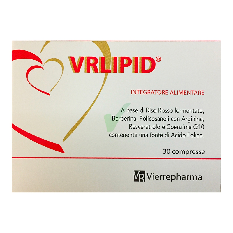 Vierrepharma Linea Colesterolo VRLipid Integratore Alimentare 30 Compresse