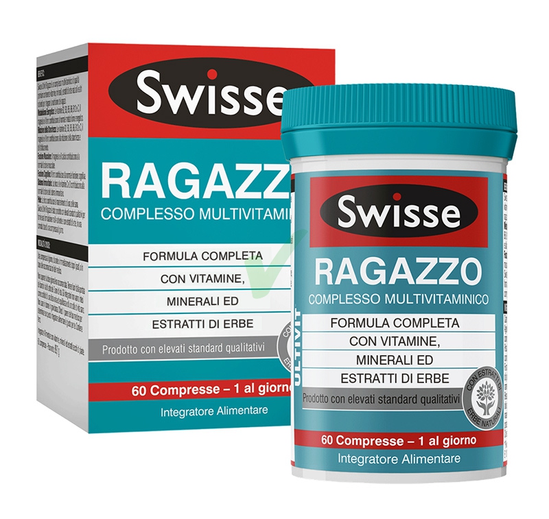 Swisse Linea Vitamine Minerali Multivitaminico Ragazzo Integratore 60 compresse