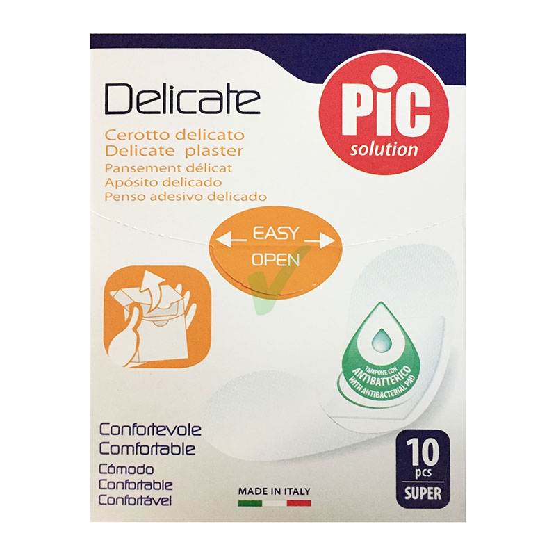 Pic Artsana Linea Dispositivi Medici Delicate Cerotto Delicato Super 10 pezzi