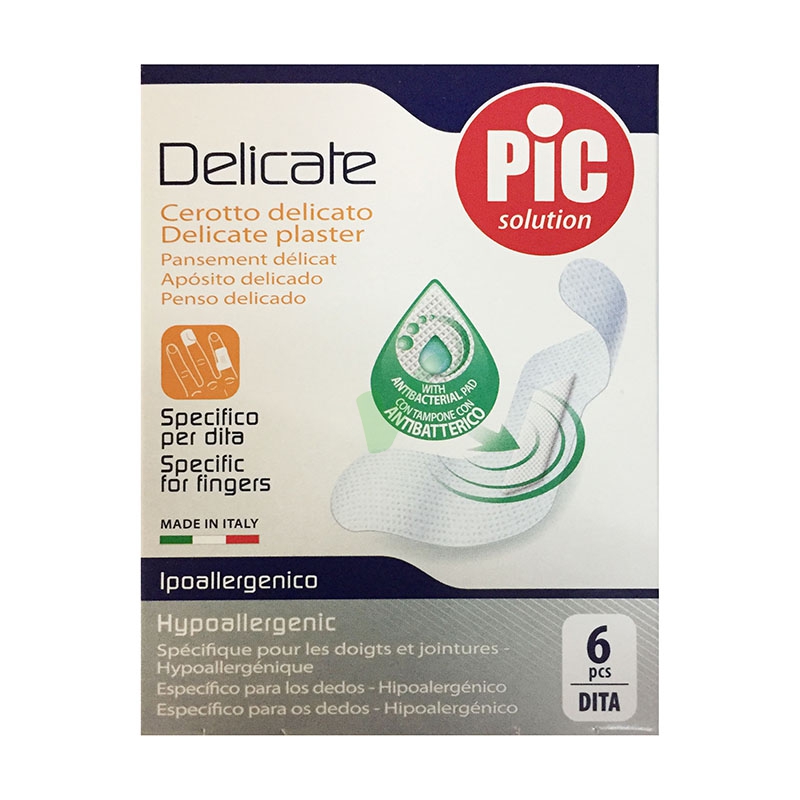 Pic Artsana Linea Dispositivi Medici Delicate Cerotto Delicato Dita 6 pezzi