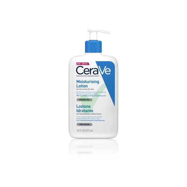 CeraVe Linea Trattamento Idratante Lozione Viso Corpo Pelle Molto Secca 236 ml