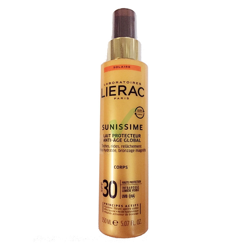Lierac Linea Sole Sunissime SPF30 Latte Energizzante Anti-Age Global Corpo 150ml