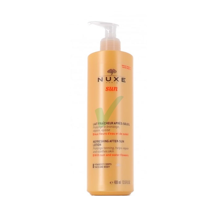 Nuxe Linea Solare Latte Doposole Rinfrescante Lenitivo Viso e Corpo 400 ml