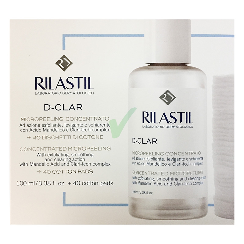 Rilastil Linea D-Clar Trattamenti Depigmentanti Micropeeling 100ml +40 Dischetti