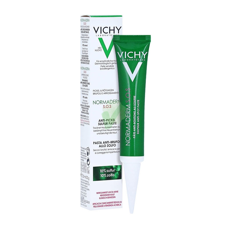 Vichy Linea Normaderm S.O.S Pasta Zolfo Anti-Brufoli Anti-Imperfezioni 20 ml