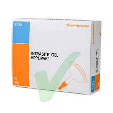 Intrasite Gel 10 Medicazioni 15 gr