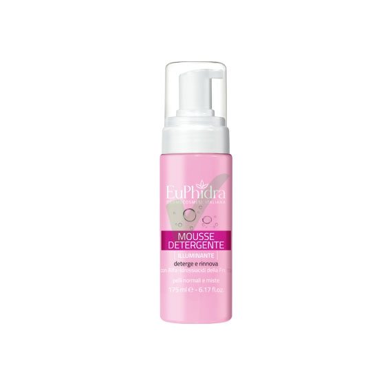 EuPhidra Linea Detersione Viso Mousse Detergente Illuminante 175 ml