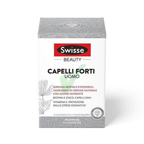 Swisse Linea Bellezza Capelli Forti Uomo Integratore Alimentare 30 Compresse