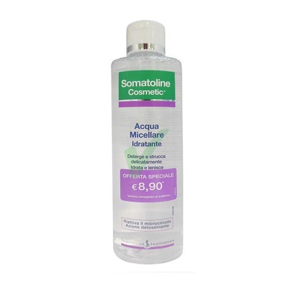 Somatoline Cosmetic Linea Detergenza Viso Acqua Micellare Idratante 200 ml