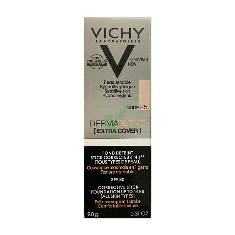 Vichy Make-up Linea Dermablend Extra Cover Stick Fondotinta Correttore Colore 25