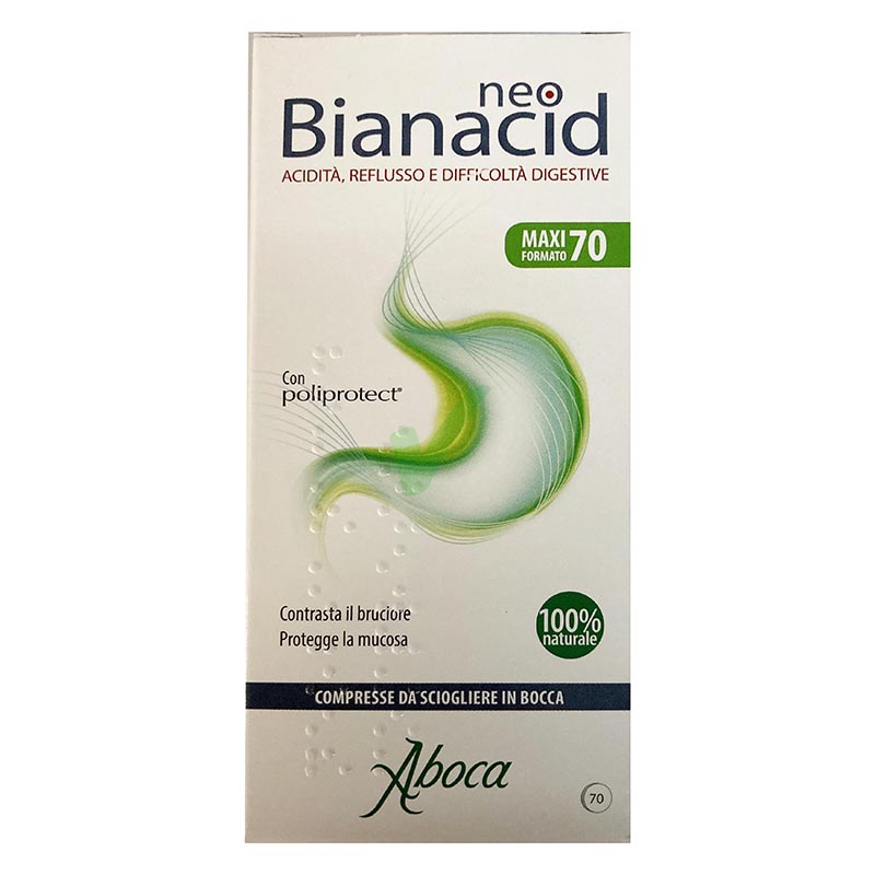 Aboca Linea Dispositivi Medici neo Bianacid Integratore Alimentare 70 Compresse