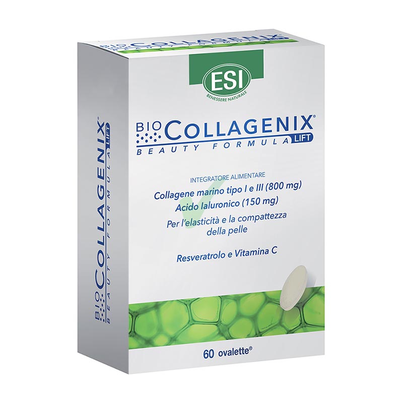 Esi Linea Pelle Sana Antiage Biocollagenix Integratore Alimentare 60 Ovalette