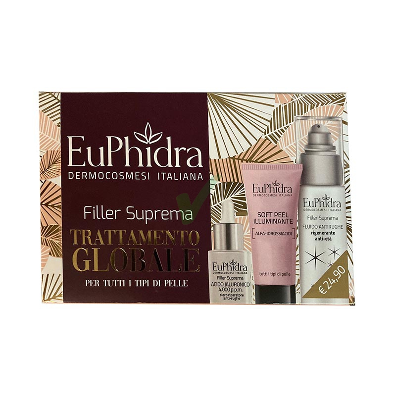 EuPhidra Linea Cofanetti Filler Suprema Siero Antiet+Fluido Antirughe+Maschera