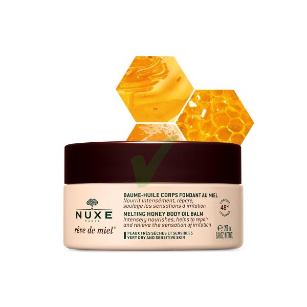 Nuxe Linea Reve De Miel Addolcente  Balsamo Olio Corpo Fondente Al Miele 200 ml