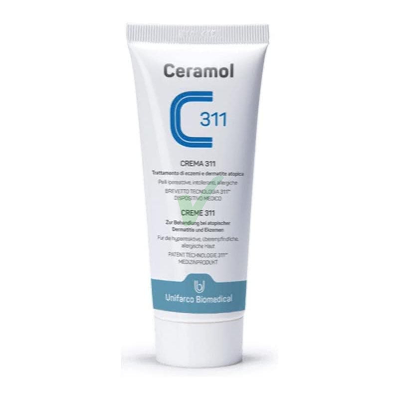 Ceramol Linea Dermatologica 311 Crema Calmante Lenitiva Pelli Sensibili 75 ml