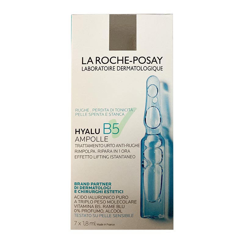 La Roche Posay Linea Hyalu B5 Siero Anti-Rughe Riparatore + Hyalu B5 7 Ampolle