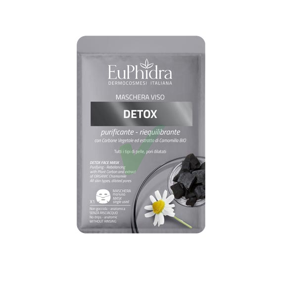 EuPhidra Linea Maschere Viso Maschera Detox Purificante Riequilibrante 1 pz